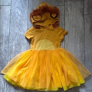 EUC -simba theme girl dress